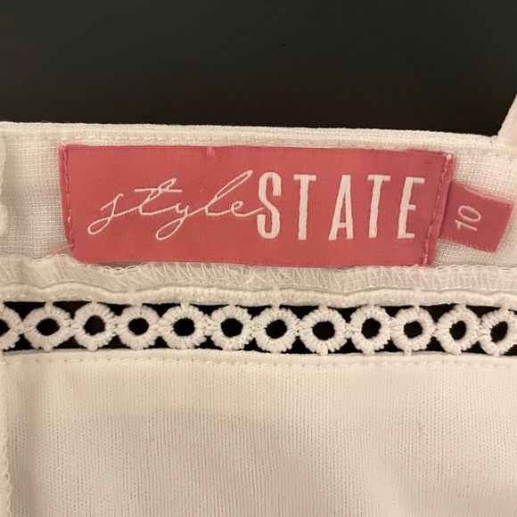 Style State White Romper - Picture 4 of 4